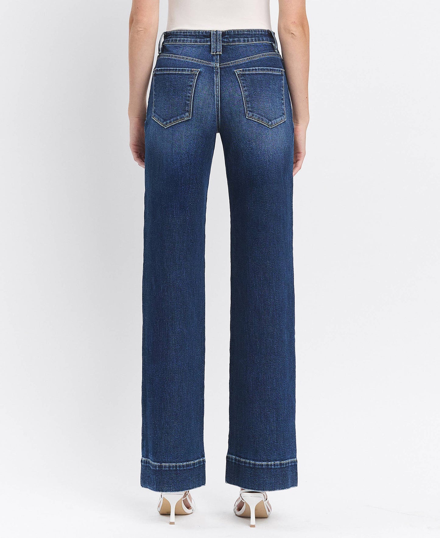 HIGH RISE TROUSER WIDE JEANS LV1535