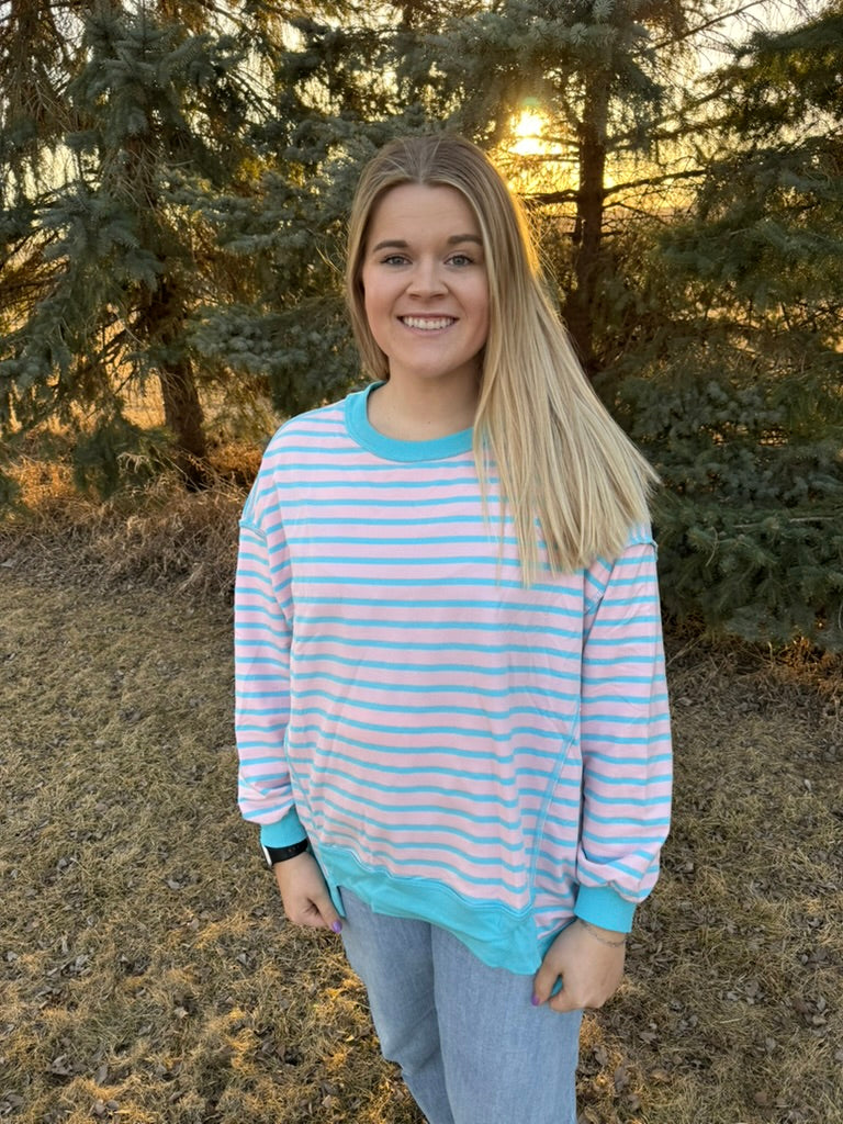 Emma Contrast Trim Sweater