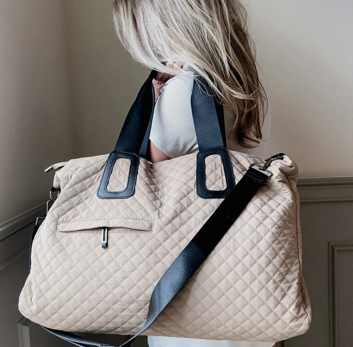 Quilted Weekender Bag