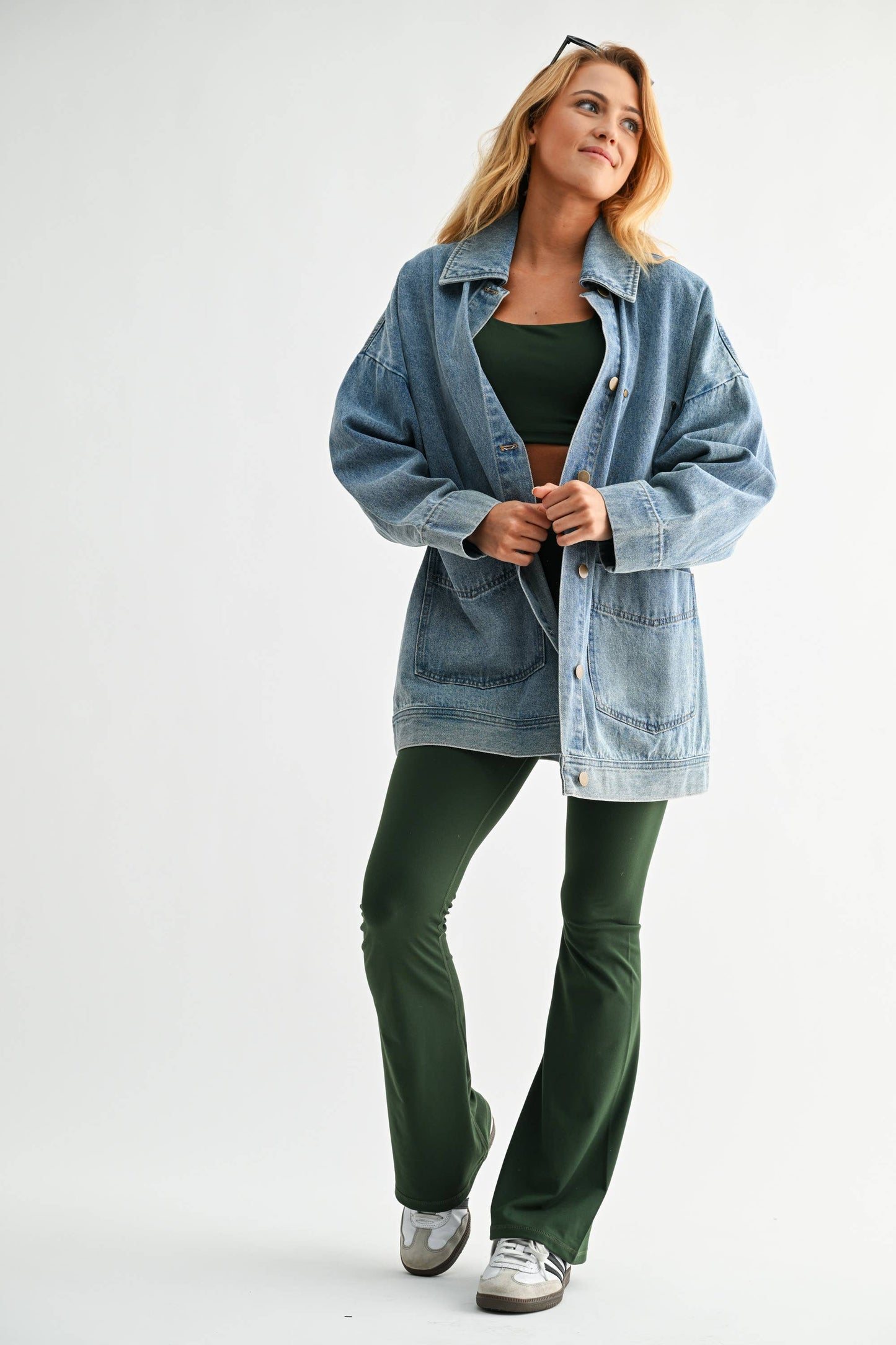 Boxy-Cut Denim Jacket