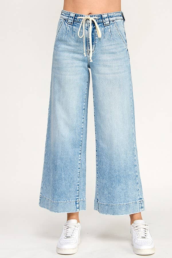 PETRA HIGH RISE COMFORT TROUSER WIDE LEG JEAN