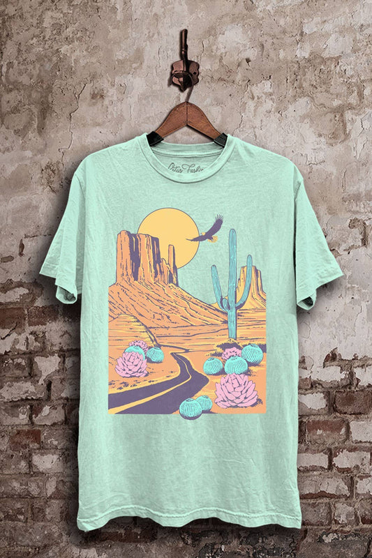 Desert Road Graphic Top