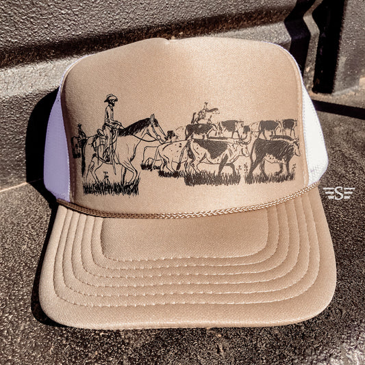 Cattle Driver Trucker Hat