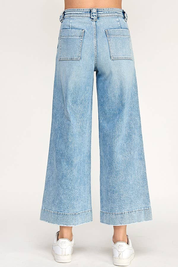 PETRA HIGH RISE COMFORT TROUSER WIDE LEG JEAN