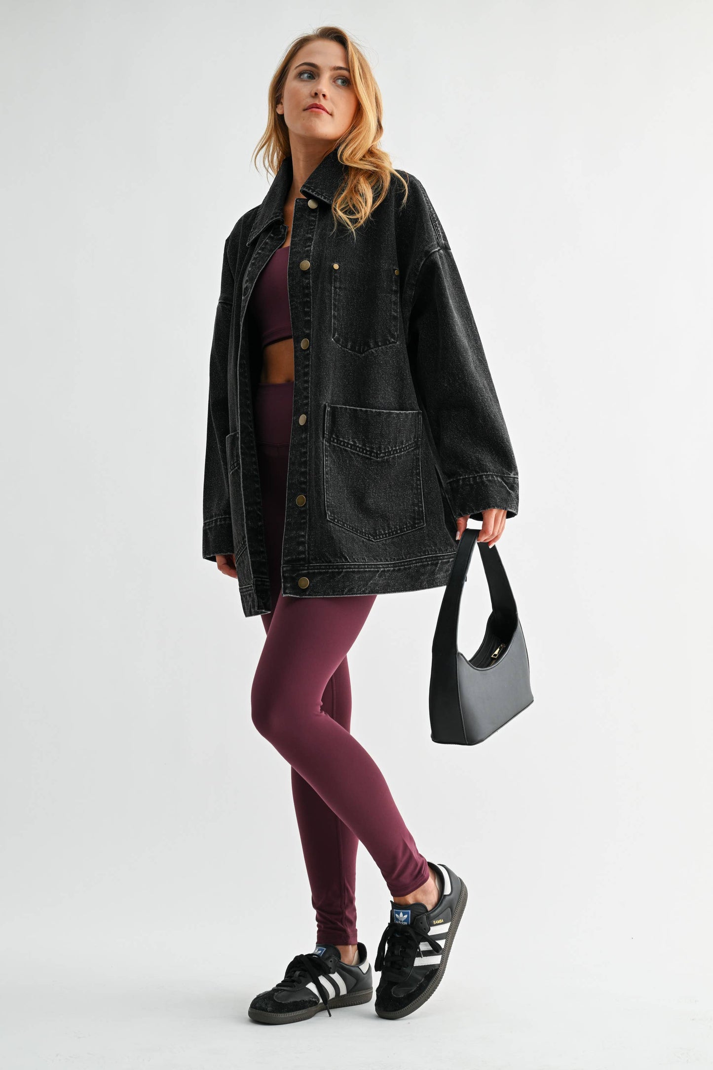 Boxy-Cut Denim Jacket